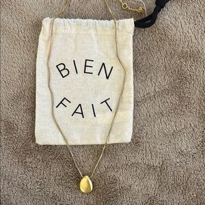 Madewell Gold Pendant Necklace